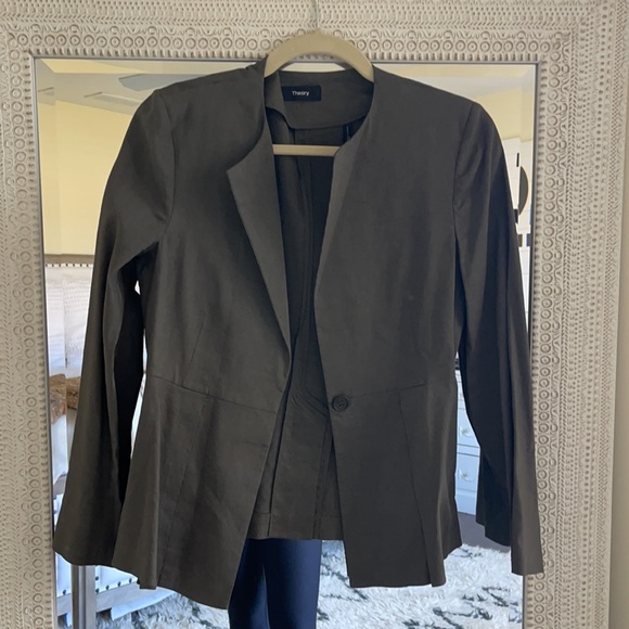 Theory Linen Jacket - Picture 2 of 3